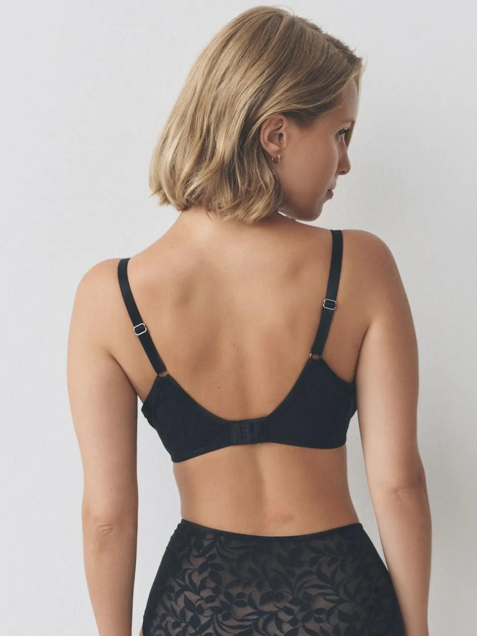 Next DD-G Lace Non Pad Full Cup Bras 2 Pack Black/Pink Sale