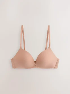 Next A-E Push Up Padded Non Wired Smoothing Bras 2 Pack Black/Praline Nude Outlet