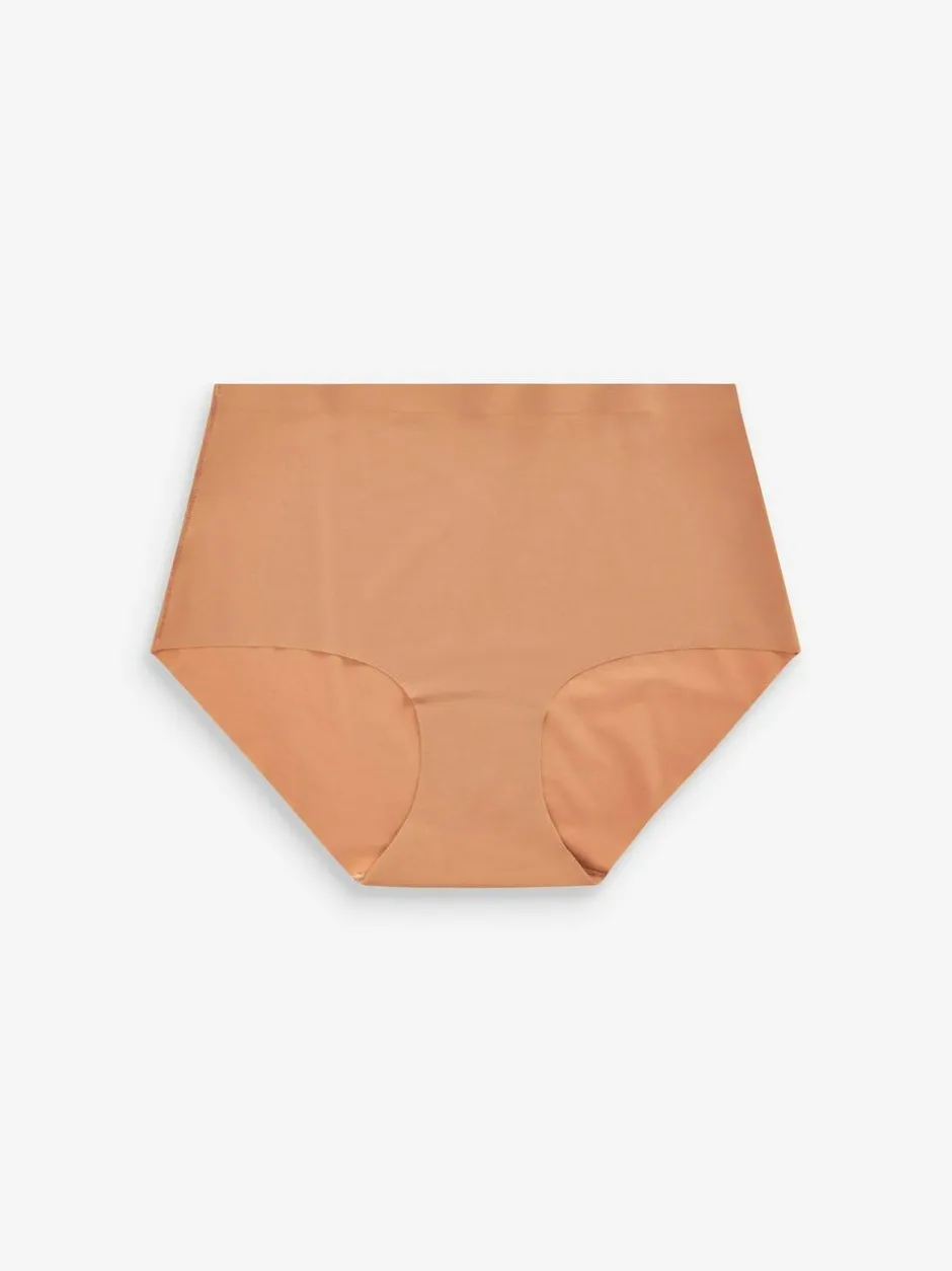 Next Midi No VPL Comfort Knickers 3 Pack Black/Praline Nude/Chocolate Nude Hot