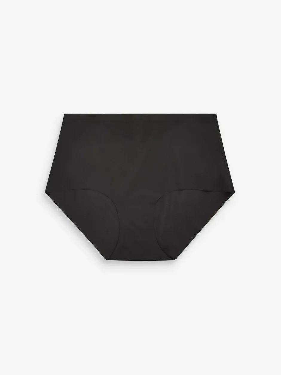 Next Midi No VPL Comfort Knickers 3 Pack Black/Praline Nude/Chocolate Nude Hot