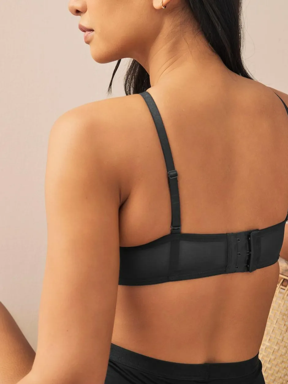 Next A-E Light Pad Strapless Multiway Bras 2 Pack Black/White