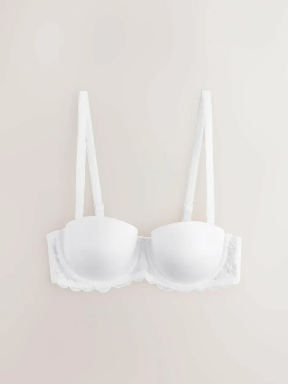 Next A-E Light Pad Strapless Multiway Bras 2 Pack Black/White