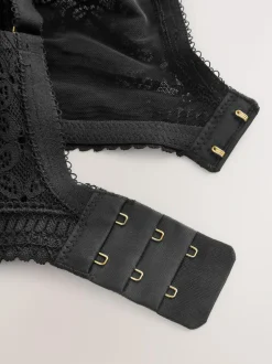 Next DD+ Lace Non Pad Full Cup Minimiser Bras 2 Pack Black/White Clearance