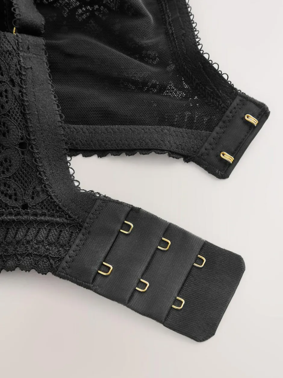 Next DD+ Lace Non Pad Full Cup Minimiser Bras 2 Pack Black/White Clearance