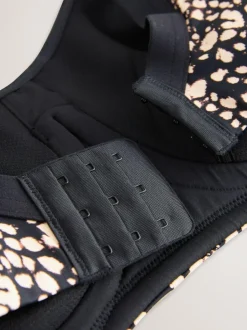 Next F-K Ultimate Support Cushioned Comfort Wired High Impact Sports Bra Black/White Online