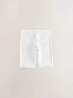Next Black/White Menopause Friendly Cooling Thigh Smoothing Shorts 2 Pack Clearance