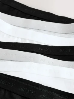 Next Hipsters 7 Pack (2-16yrs) Black/White/Grey Hot
