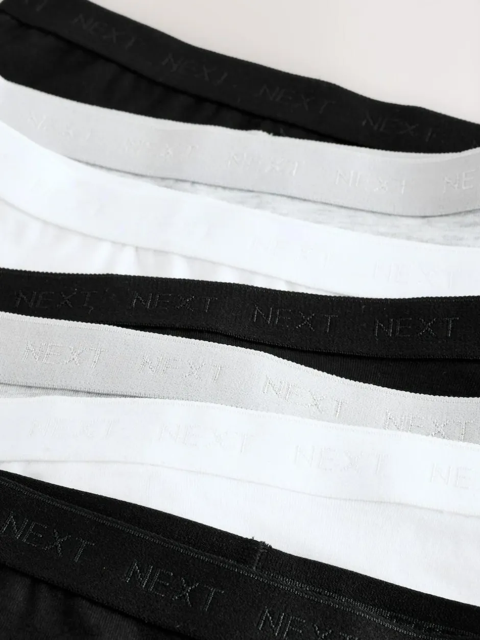 Next Hipsters 7 Pack (2-16yrs) Black/White/Grey Hot