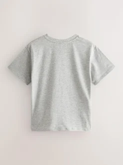 Next Black/White/Grey Oversized T-Shirts 3 Pack (3-16yrs) Sale