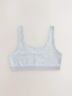Next Black/White/Grey Scoop Crop Tops 3 Pack (5-16yrs) Best