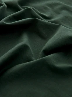 Next Regular Fit Regular Fit Long Sleeve 100% Cotton T-Shirts 5 Pack Black/White/Navy Blue/Green/Burgundy Red Clearance