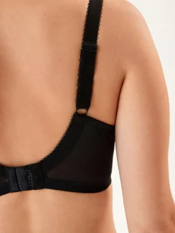 Next Black/White/Pastel Rose Nude Pad Balcony DD+ Cotton Blend Ultimate Comfort Bras 3 Pack Sale