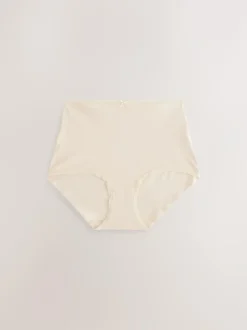 Next Full Brief Full Briefs Cotton Knickers 10 Pack Black/White/Pastel Rose Nude Online