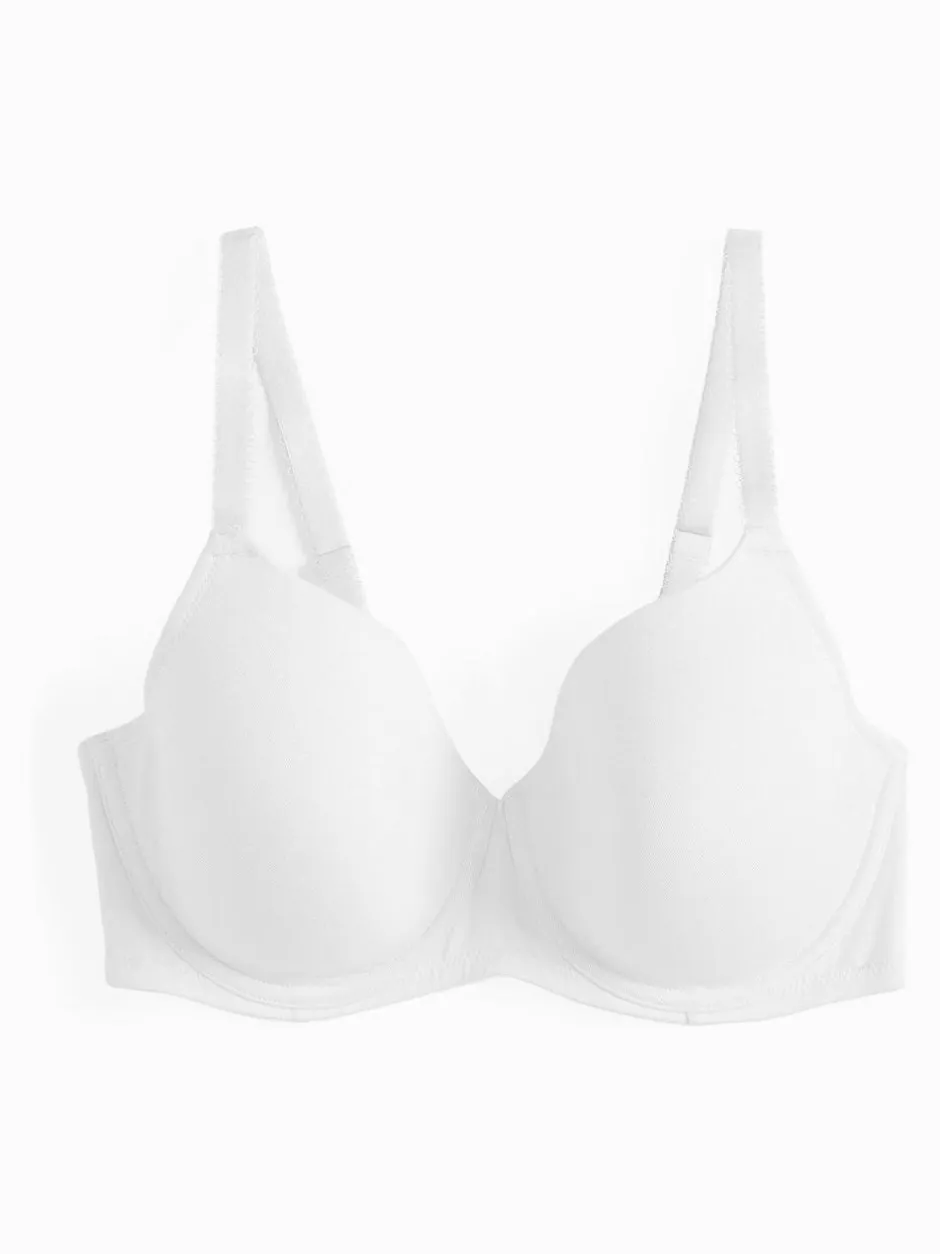 Next Black/White/Pastel Rose Nude Pad Full Cup DD+ Cotton Blend Ultimate Comfort Bras 3 Pack New