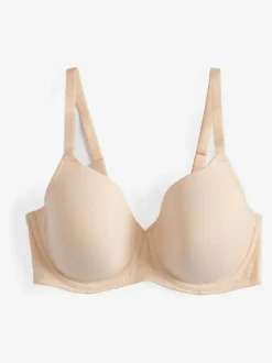 Next Black/White/Pastel Rose Nude Pad Full Cup DD+ Cotton Blend Ultimate Comfort Bras 3 Pack New