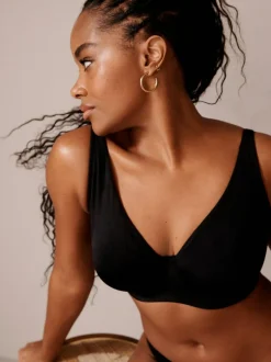 Next Non Pad Full Cup DD+ Microfibre Smoothing Ultimate Comfort T-Shirt Bras 3 Pack Black/White/Praline Nude Discount