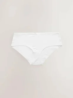 Next Short Microfibre Knickers 7 Pack Black/White/Praline Nude Hot