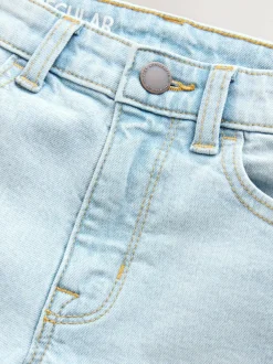 Next Bleach Wash Regular Fit Stretch Jeans (3-17yrs) New