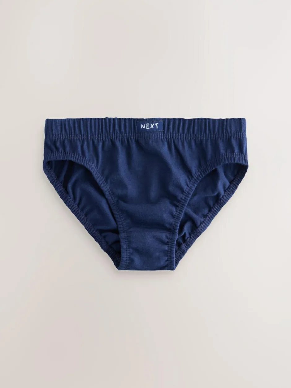 Next 100% Cotton Briefs 7 Pack (1.5-16yrs) Blue Sale