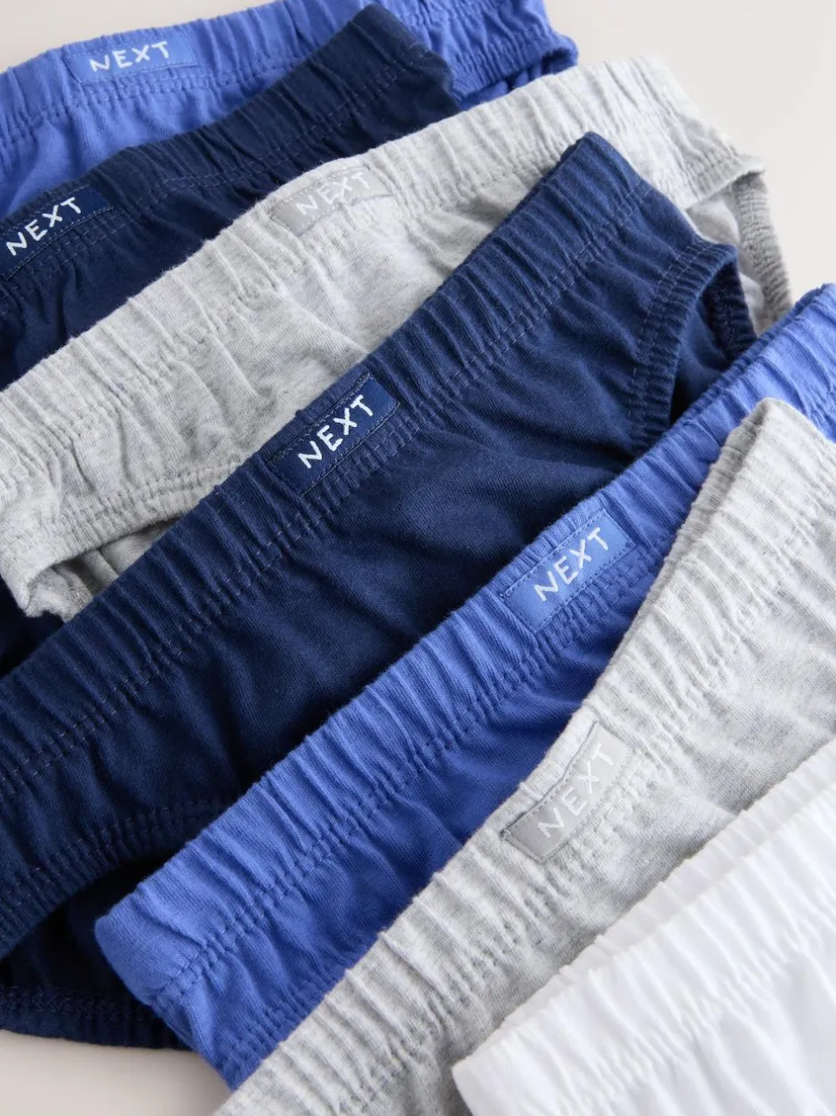 Next 100% Cotton Briefs 7 Pack (1.5-16yrs) Blue Sale