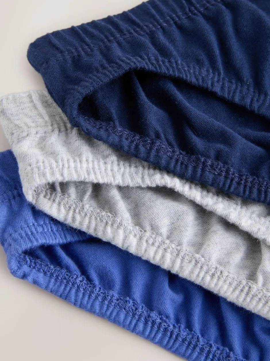 Next 100% Cotton Briefs 7 Pack (1.5-16yrs) Blue Sale