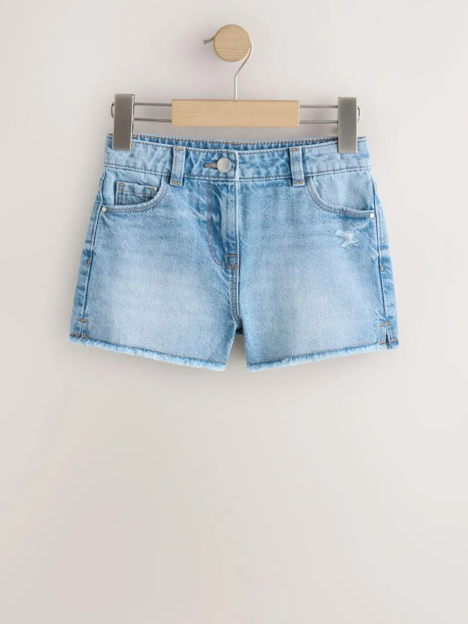 Next Blue 2 Pack Fray Shorts (3-16yrs) Discount