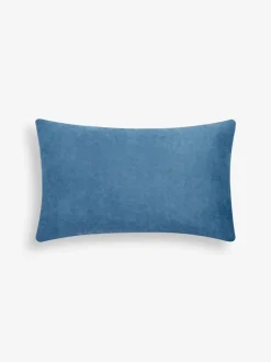 Next 40 x 59cm Haze Velvet Stripe Cushion Blue Online