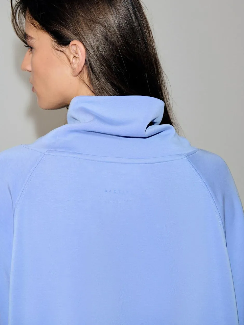 Next Active Modal Supersoft Cowl Neck Jumper Blue