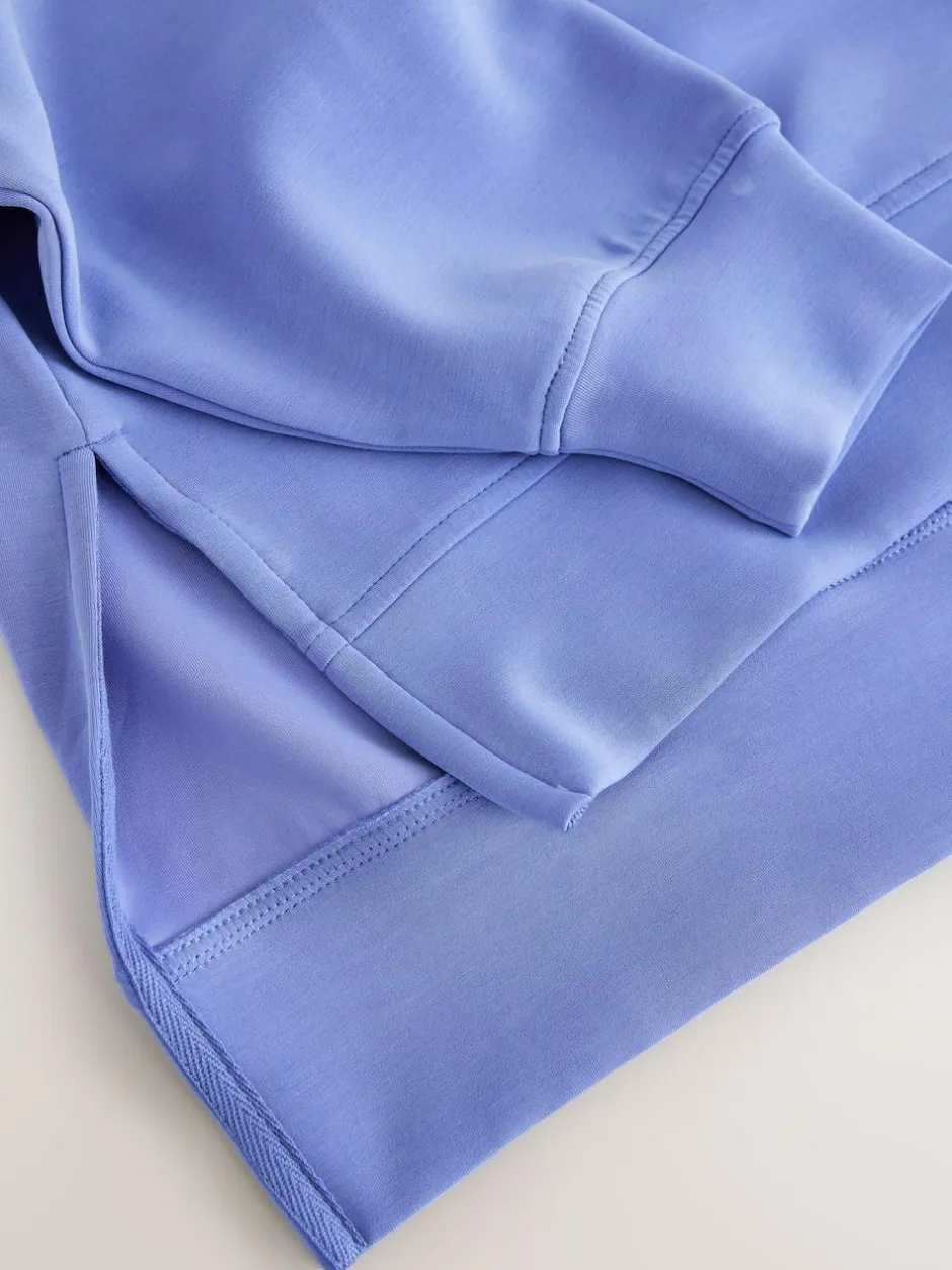 Next Active Modal Supersoft Cowl Neck Jumper Blue