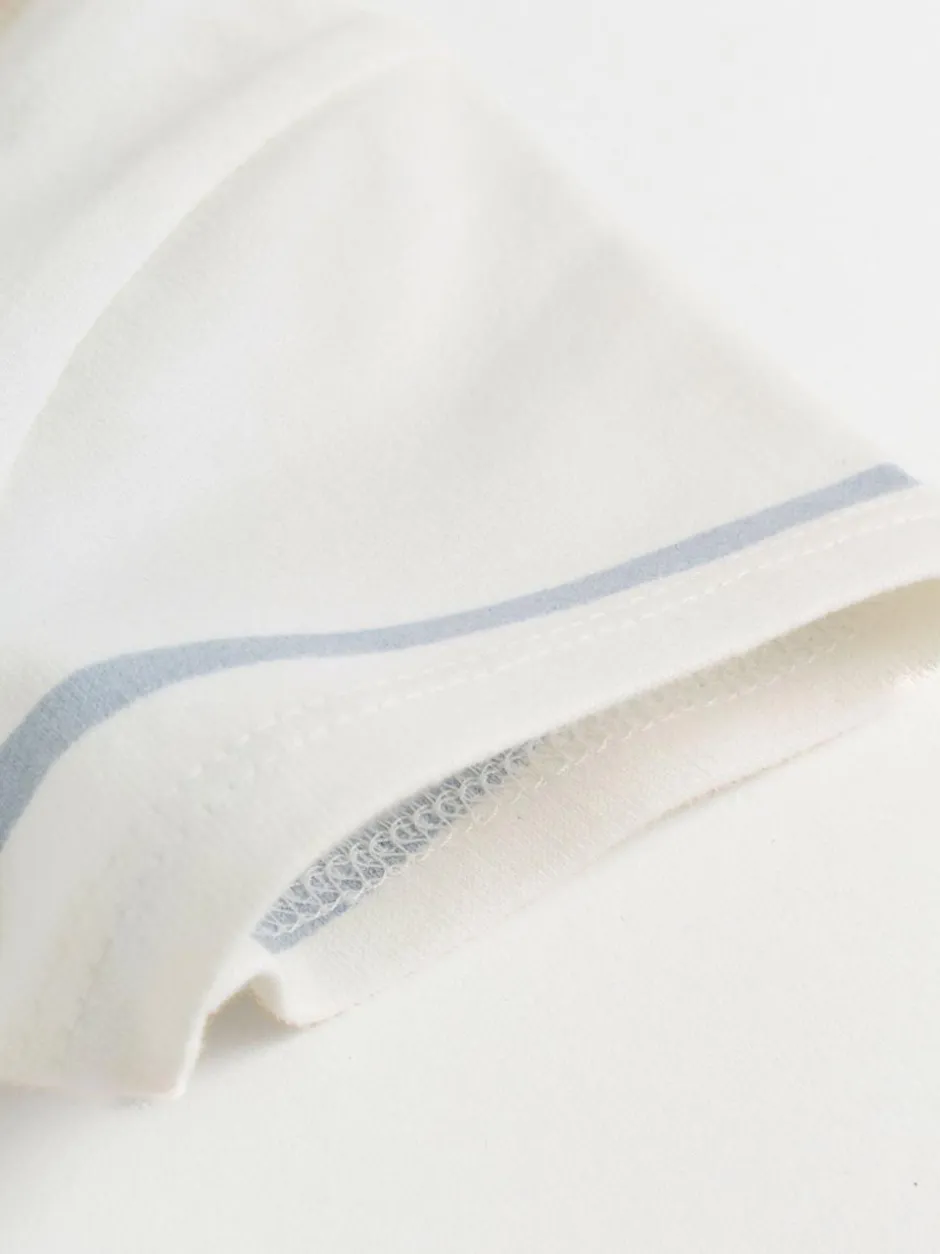 Next Baby Jersey Rompers 2 Pack Blue and White Striped Clearance