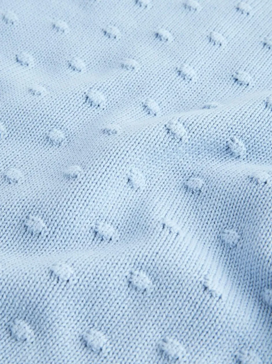 Next Baby Bobble Blanket Blue Outlet