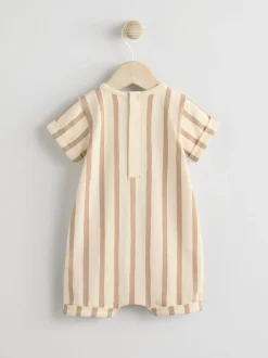 Next Baby Jersey Romper Blue New