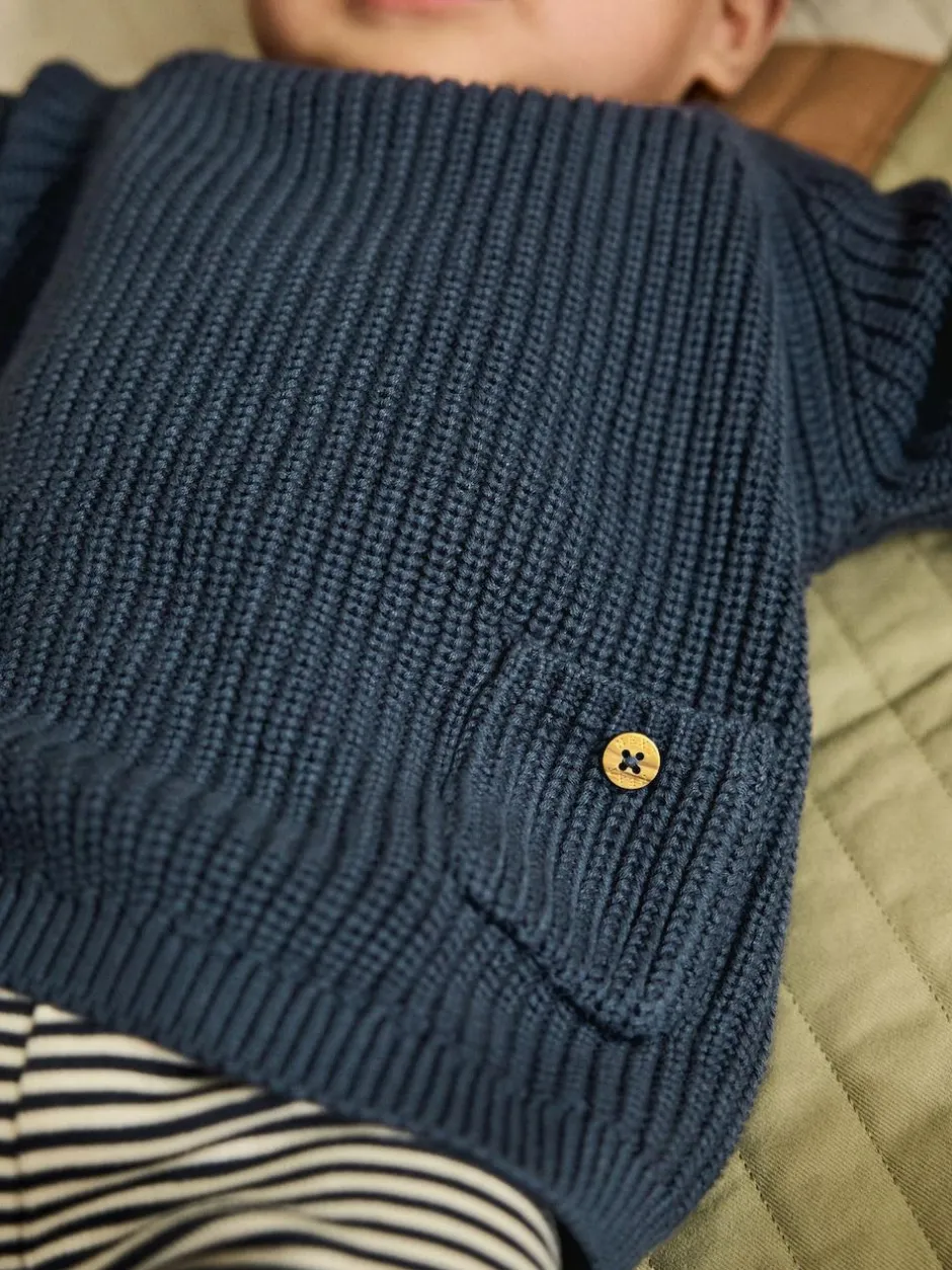 Next Baby Knitted Jumper and Leggings Set (0mths-2yrs) Blue New