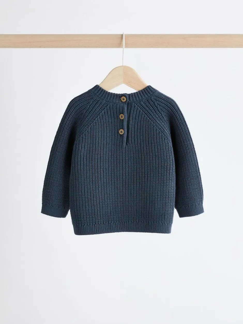 Next Baby Knitted Jumper and Leggings Set (0mths-2yrs) Blue New