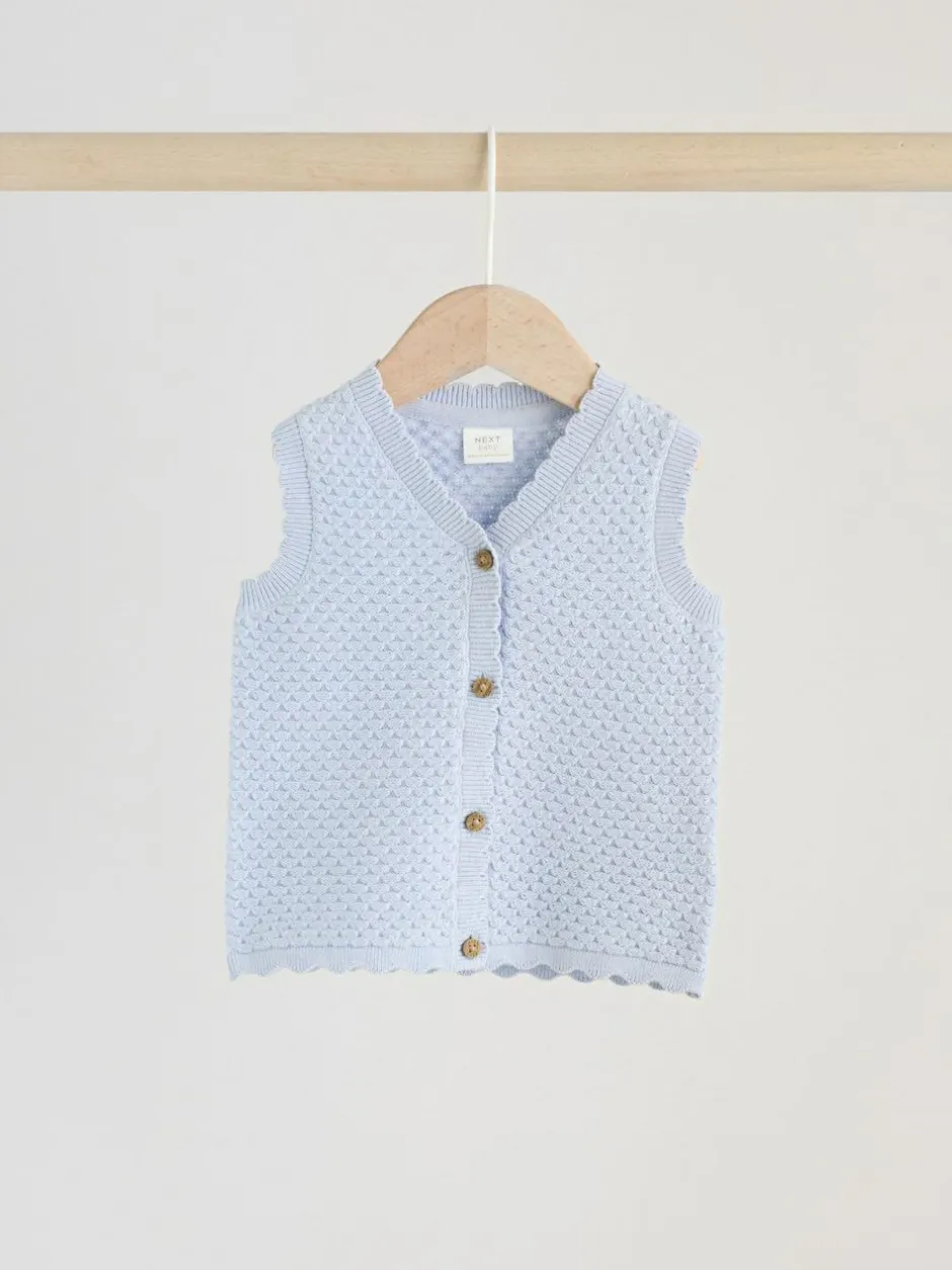 Next Blue Baby Knitted Top and Leggings Set 2 Piece (0mths-2yrs) Online