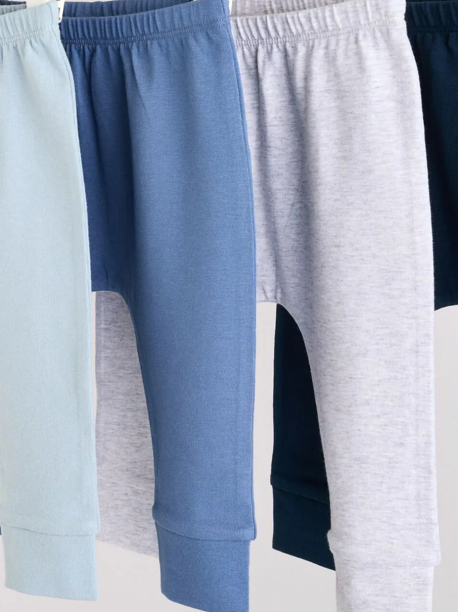 Next Baby Leggings 4 Pack (0mths-3yrs) Blue Hot
