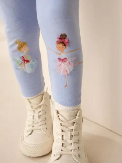Next Knee Embellished Leggings (3mths-7yrs) Blue Ballerina Online