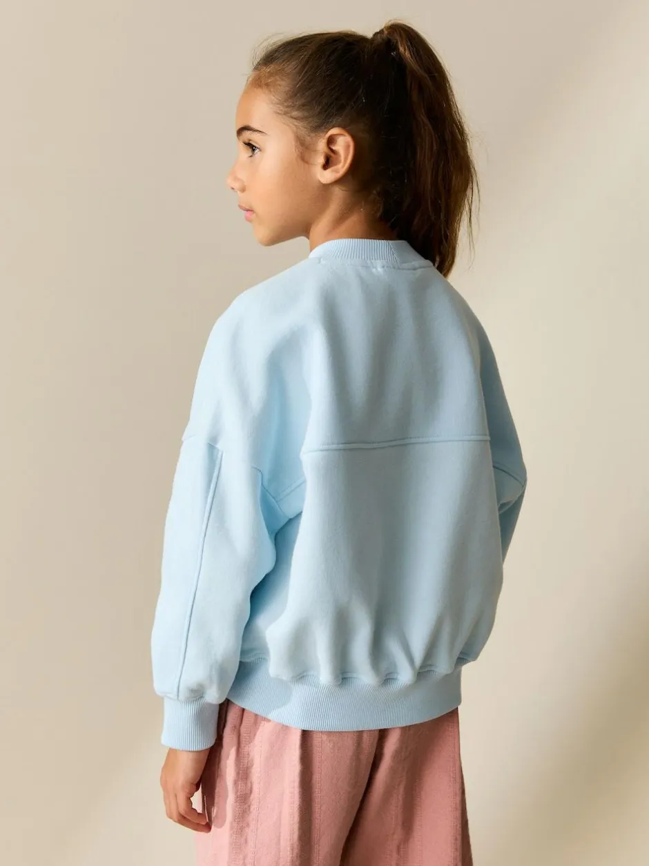 Next Sweatshirt (3-16yrs) Blue Beaded Cake New