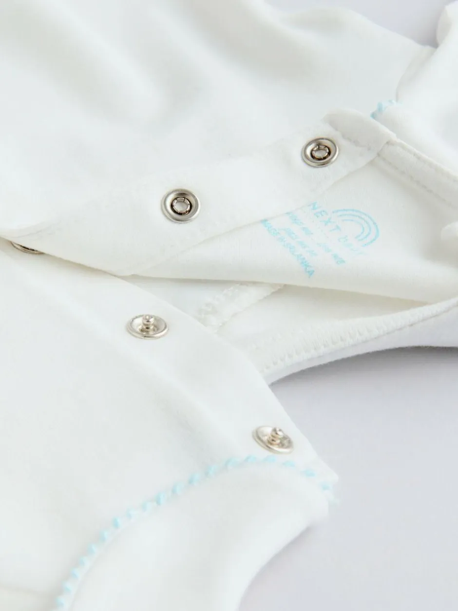 Next Baby Jersey Jacket, Bodysuit and Leggings 3 Piece Set (0mths-2yrs) Blue Bear Outlet