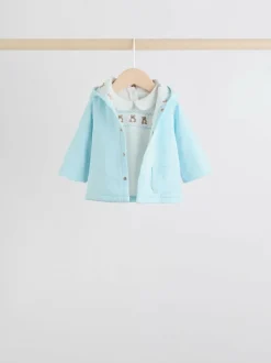 Next Baby Jersey Jacket, Bodysuit and Leggings 3 Piece Set (0mths-2yrs) Blue Bear Outlet