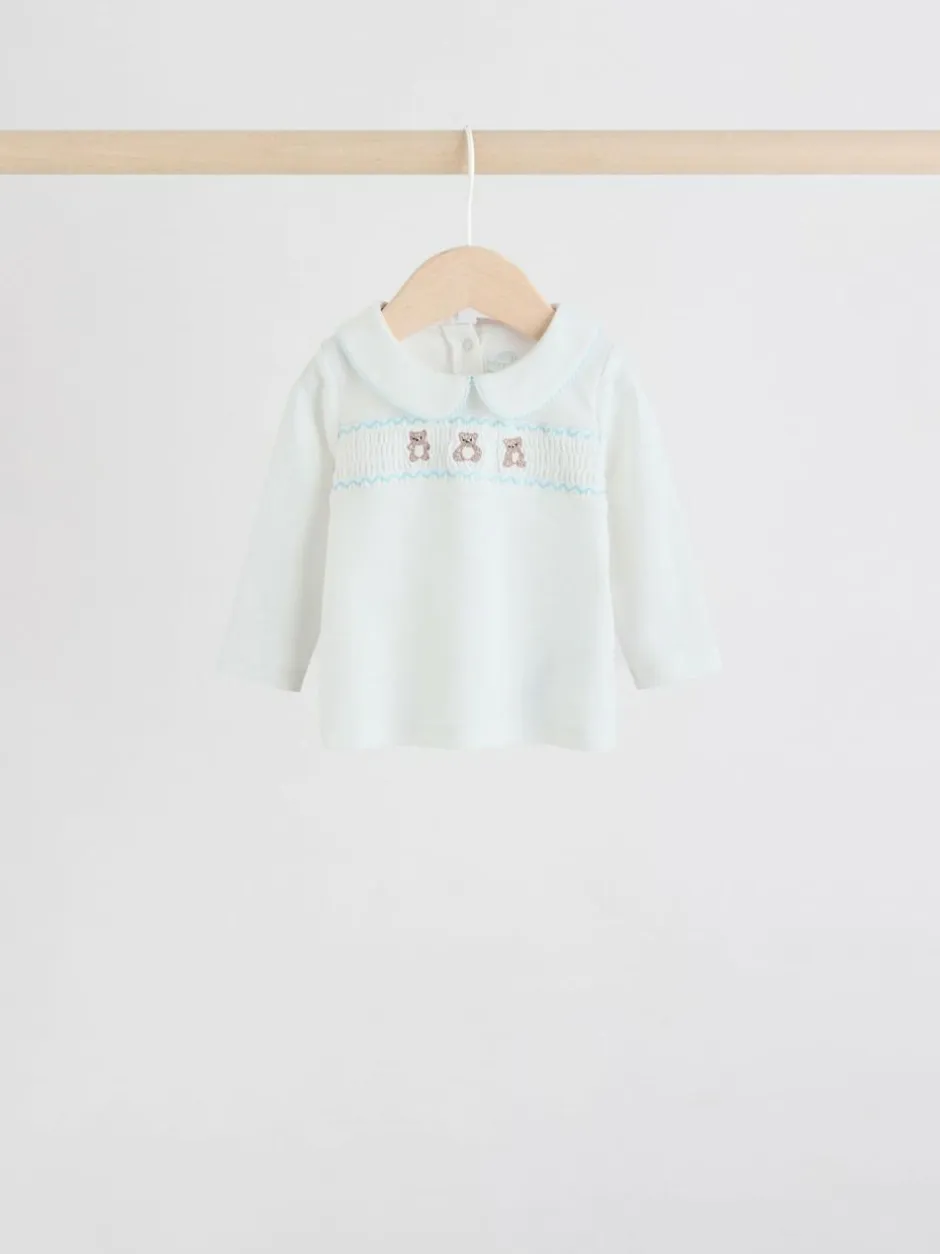 Next Baby Jersey Jacket, Bodysuit and Leggings 3 Piece Set (0mths-2yrs) Blue Bear Outlet