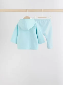 Next Baby Jersey Jacket, Bodysuit and Leggings 3 Piece Set (0mths-2yrs) Blue Bear Outlet