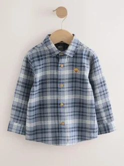 Next Long Sleeve Character Shirt (3mths-7yrs) Blue Bear New