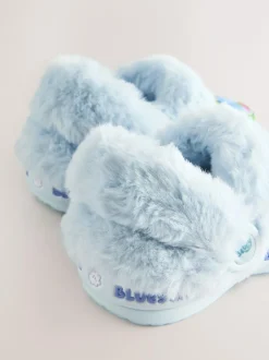 Next Blue Bluey Cosy Lined Slipper Clogs Discount