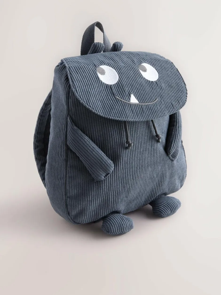 Next Blue Cord Monster Backpack Clearance