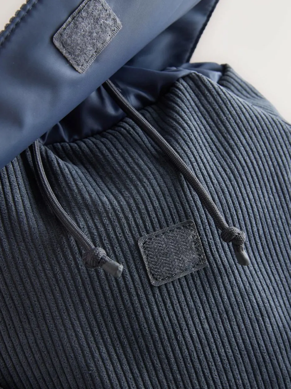 Next Blue Cord Monster Backpack Clearance