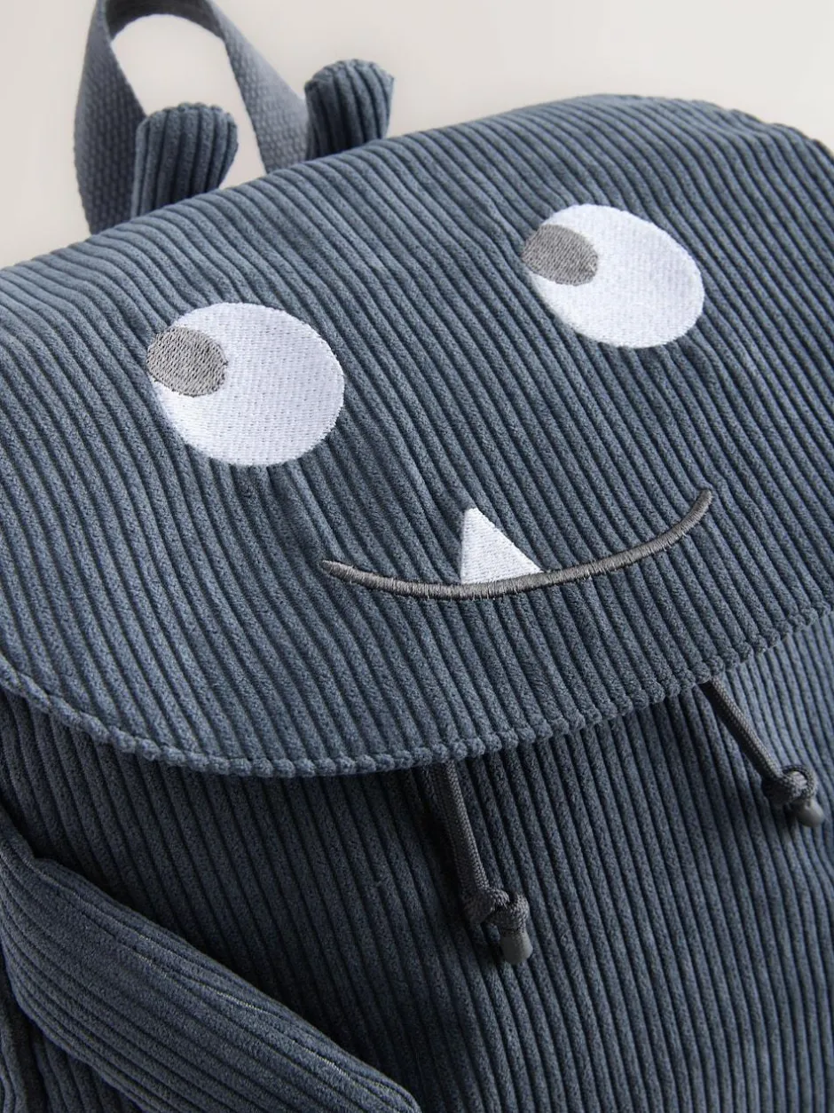 Next Blue Cord Monster Backpack Clearance