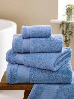 Next Blue Corn Egyptian Cotton Towel Discount