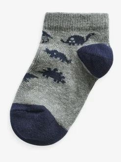 Next Blue Cotton Rich Trainer Socks 7 Pack Sale