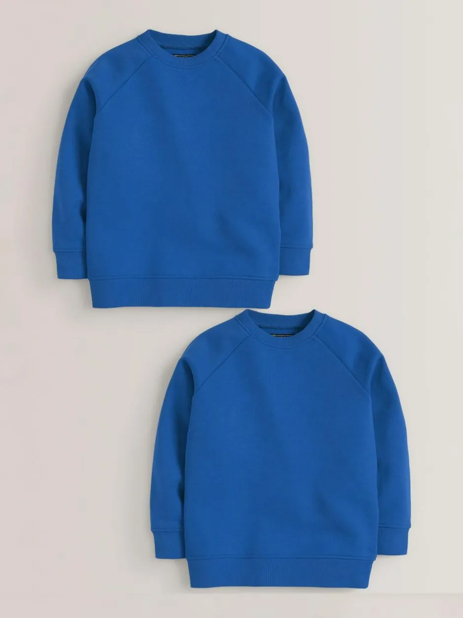 Next Crew Neck School Sweater (3-16yrs) Blue Sale